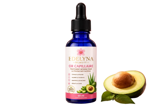 Huile Capillaire Nourrissante & Fortifiante – Edelyna Beauty | 60 ml